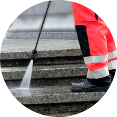 Patio and path cleaning