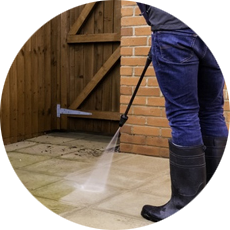 Patio and path cleaning